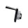 JUNG LS IP 44 Set Schwarz: 2x LS1520KLSW SCHUKO Steckdose m.Klappdeckel + 2x 551WU Dichtungsflansch + 2x LS981SW Rahmen 1-fach