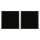 JUNG LS IP 44 Set Schwarz: 2x LS1520KLSW SCHUKO Steckdose m.Klappdeckel + 2x 551WU Dichtungsflansch + 2x LS981SW Rahmen 1-fach
