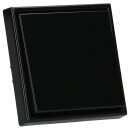 JUNG LS IP 44 Set Schwarz: LS1520KLSW SCHUKO Steckdose m.Klappdeckel + 551WU Dichtungsflansch + LS981SW Rahmen 1-fach