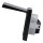 JUNG LS IP 44 Set Schwarz: LS1520KLSW SCHUKO Steckdose m.Klappdeckel + 551WU Dichtungsflansch + LS981SW Rahmen 1-fach