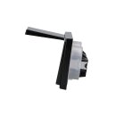 JUNG LS IP 44 Set Schwarz: 2x LS1520KLSW SCHUKO Steckdose m.Klappdeckel + 2x 551WU Dichtungsflansch + LS982SW Rahmen 2-fach