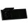 JUNG LS IP 44 Set Schwarz: 3x LS1520KLSW SCHUKO Steckdose m.Klappdeckel + 3x 551WU Dichtungsflansch + LS983SW Rahmen 3-fach
