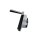 JUNG LS IP 44 Set Schwarz: 3x LS1520KLSW SCHUKO Steckdose m.Klappdeckel + 3x 551WU Dichtungsflansch + LS983SW Rahmen 3-fach