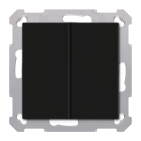MDT RF-TAL55B206.01S KNX RF+ Taster Light 55 Basic 2-fach...