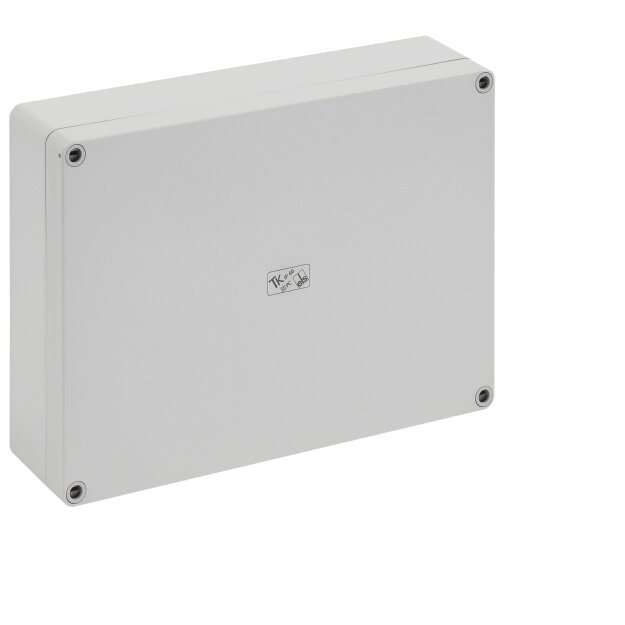 Spelsberg 12041101 Leergehäuse Schutzart IP66 Schlagfestigkeit IK08 Schutzklasse II Ui 690V AC Bemessungsisolationsspannung 1000V DC UL DLG DNV halogenfrei TK PC 2518-6f-o