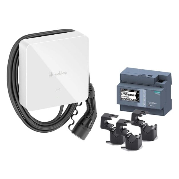 Spelsberg 59181601 Wallbox Polar Schutzart IP54 max. Leiterquerschnitt 6² Schlagfestigkeit IK08 Schutzklasse II Bemessungsspannung 400V AC halogenfrei Wallbox Polar DLM Bundle