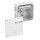 Spelsberg 810120EP Abzweigkasten Schutzart IP66 max. Leiterquerschnitt 10² Schlagfestigkeit IK07 Schutzklasse II Ui 690V AC Ui 690V DC DLG VDE halogenfrei Abox 100-10²/w EasyPrint
