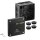 Spelsberg 404000EP Abzweigkasten Schutzart IP66/IP67/IP69 max. 4² Schlagfestigkeit IK09 Schutzklasse II Ui 1000V AC Ui 1000V DC DLG DNV VDE halogenfrei Abox Pro 040-L/sw EasyPrint