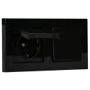 JUNG A IP 44 Set Schwarz: 2x A1520KLSW SCHUKO Steckdose...