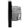 Jung Serie A Komplett-Set Schwarz: Cat.6A iso-Anschlussdose UAE-Cat.6A iso-8 Up 0 + A569-1PLUASW Abdeckung f. IAE/UAE-Anschlussdose + A5581BFSW Rahmen 1-fach