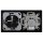 Jung Serie A Komplett-Set Schwarz: Cat.6A iso-Anschlussdose UAE-Cat.6A iso-8 Up 0 + A569-1PLUASW Abdeckung + A1520SW SCHUKO Steckdose + A5582BFSW Rahmen 2-fach