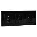 Jung Serie A Komplett-Set Schwarz: Cat.6A...
