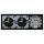 Jung Serie A Komplett-Set Schwarz: Cat.6A iso-Anschlussdose UAE-Cat.6A iso-8 Up 0 + A569-1PLUASW Abdeckung + 2x A1520SW SCHUKO Steckdose + A5583BFSW Rahmen 3-fach