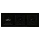 Jung Serie A Komplett-Set Schwarz: Cat.6A...