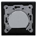 Jung Serie A Komplett-Set Schwarz: Antennensteckdose EDU 04 F + A561PLTVSW Abdeckung f. Antennen-Steckdose + A5581BFSW Rahmen 1-fach