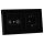Jung Serie A Komplett-Set Schwarz: Antennensteckdose EDU 04 F + A561PLTVSW Abdeckung f. Antennen-Steckdose + A1520SW SCHUKO Steckdose + A5582BFSW Rahmen 2-fach