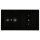 Jung Serie A Komplett-Set Schwarz: Antennensteckdose EDU 04 F + A561PLTVSW Abdeckung f. Antennen-Steckdose + A1520SW SCHUKO Steckdose + A5582BFSW Rahmen 2-fach