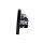Jung Serie A Komplett-Set Schwarz: Antennensteckdose EDU 04 F + A561PLTVSW Abdeckung f. Antennen-Steckdose + A1520SW SCHUKO Steckdose + A5582BFSW Rahmen 2-fach