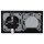 Jung Serie A Komplett-Set Schwarz: Antennensteckdose EDU 04 F + A561PLTVSW Abdeckung f. Antennen-Steckdose + A1520SW SCHUKO Steckdose + A5582BFSW Rahmen 2-fach
