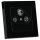 Jung Serie A Komplett-Set Schwarz: Triax EDA 302 F Antennendose 3-Loch Stichdose SAT/TV/R + A561PLSATSW Abdeckung f. SAT-TV-Steckdose + A5581BFSW Rahmen 1-fach