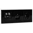 Jung Serie A Set Schwarz: Antennensteckdose ASTRO GUT 400...