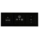 Jung Serie A Komplett-Set Schwarz: Triax EDA 302 F...