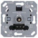 Jung Serie A Komplett-Set Schwarz: 1730DD Drehdimmer Standard LED + A1740SW Abdeckung mit Drehknopf + A5581BFSW Rahmen 1-fach