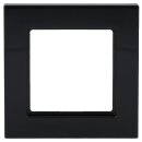 Jung Serie A Komplett-Set Schwarz: 1730DD Drehdimmer Standard LED + A1740SW Abdeckung mit Drehknopf + A5581BFSW Rahmen 1-fach