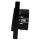 Jung Serie A Komplett-Set Schwarz: 1710DE Tastdimmer Standard LED + A1700SW Steuertaste Standard + A5581BFSW Rahmen 1-fach