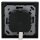 Jung Serie A Komplett-Set Schwarz: 1710DE Tastdimmer Standard LED + A1700SW Steuertaste Standard + A5581BFSW Rahmen 1-fach