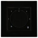 Jung Serie A Komplett-Set Schwarz: RTR230 Raumthermostat...