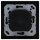 Jung Serie A Komplett-Set Schwarz: TRDA1790SW Raumtemperaturregler mit Display Standard + A5581BFSW Rahmen 1-fach