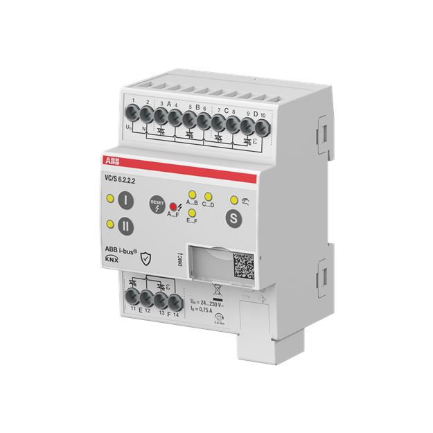 ABB VC/S6.2.2.2 Ventilantriebs-Controller 6fach manuelle...
