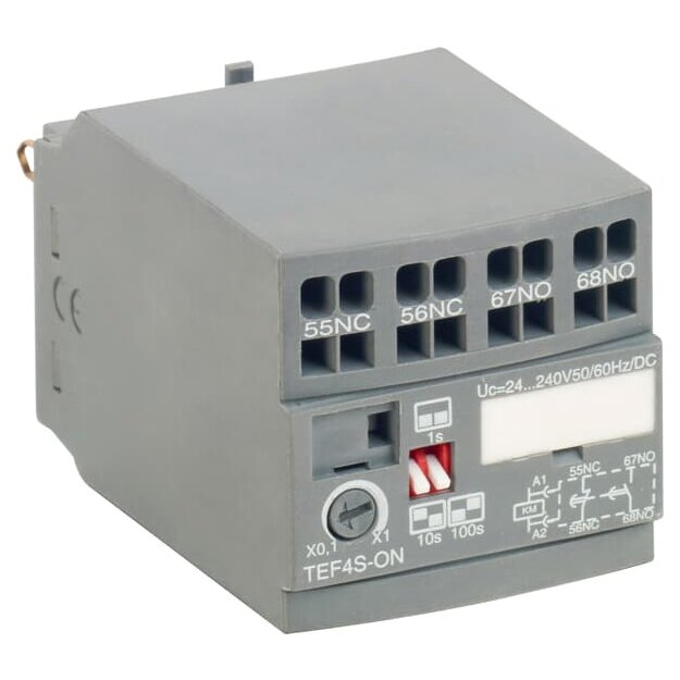 ABB TEF4S-ON Elektronischer Timer passend für AF09 ... AF96 frontseitige Montage 1SBN020113R1000