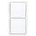 Jung Serie CD Komplett-Set Alpinweiß: 2x CD590WW Wippe f. Schalter/Taster + 2x 506U Wippschalter Universal + CD582WW Rahmen 2fach