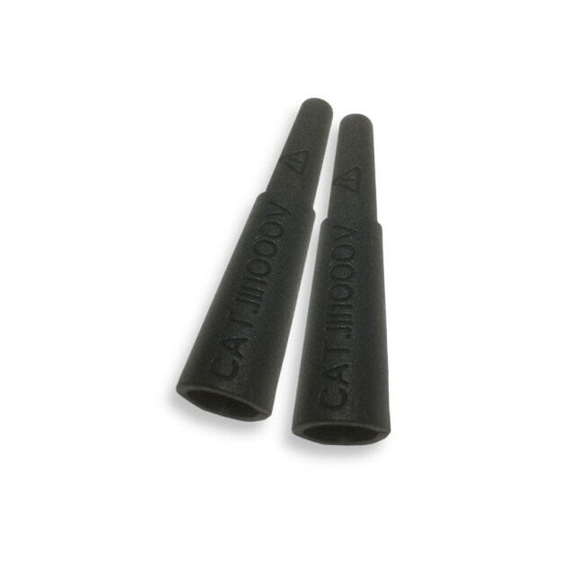 BENNING 10184809 Gummierter Prüfspitzenaufsatz GS38 (Schwarz) für 5 Spannungsprüfer Verkürzt Prüfspitzenkontakt auf 4 mm Zubehör CAT III 1000 V Setversion GS38