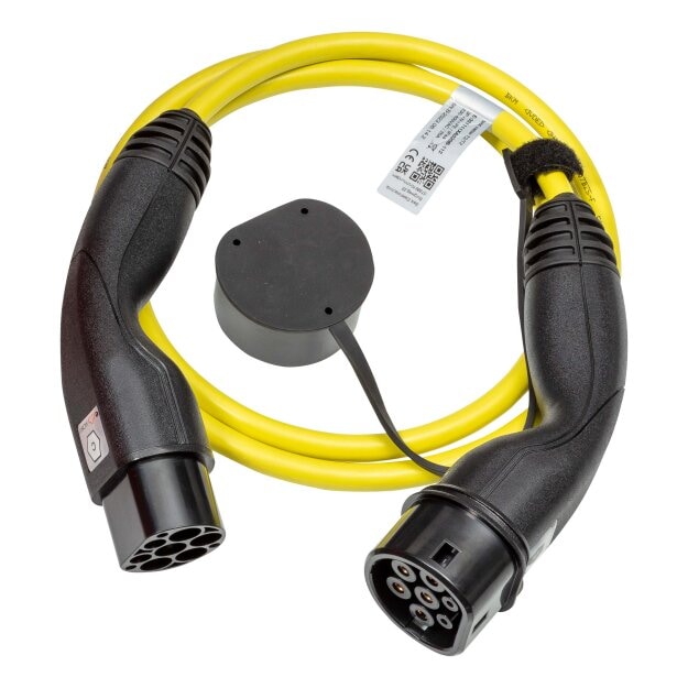 BENNING 10236543 Messadapter für Wallbox‑Prüfung mit Typ‑2‑Steckverbinder und durchgehender PP‑Leitung (2 m) Simuliert Stromtragfähigkeit 400 V 16 A CAT II Kompatibel mit MA EV 1 und IT 200/IT 130