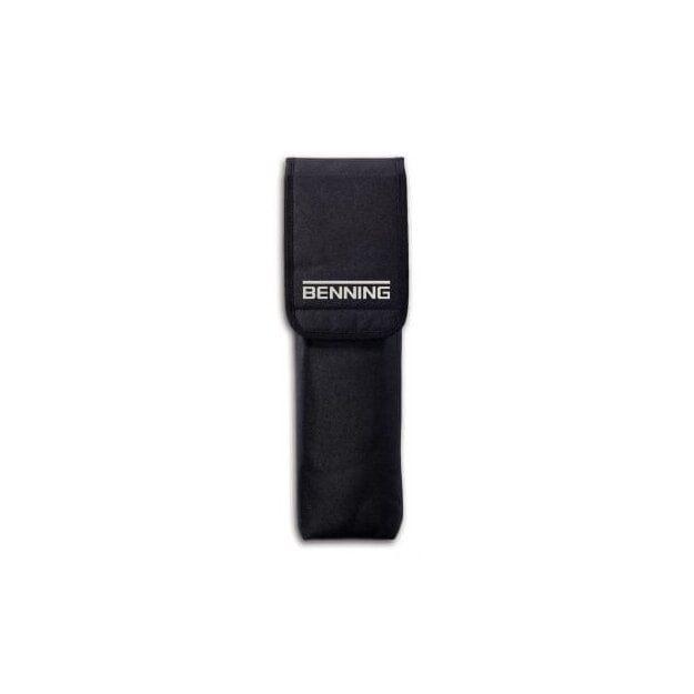 BENNING 10911 Gürtel-Tasche DUSPOL aus strapazierfähigem Nylongewebe (Polyester) mit Klettverschluss und Gürtelschlaufe Maße 100×60×330 mm Schwarz