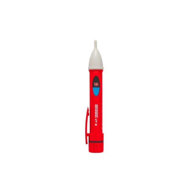 BENNING 44055 Kontaktloser 1‑poliger Phasen- und Magnetfeldprüfer 12–1000 V AC hohe Empfindlichkeit IP53 CAT IV 600 V / CAT III 1000 V ideal für Fehlersuche VT 2
