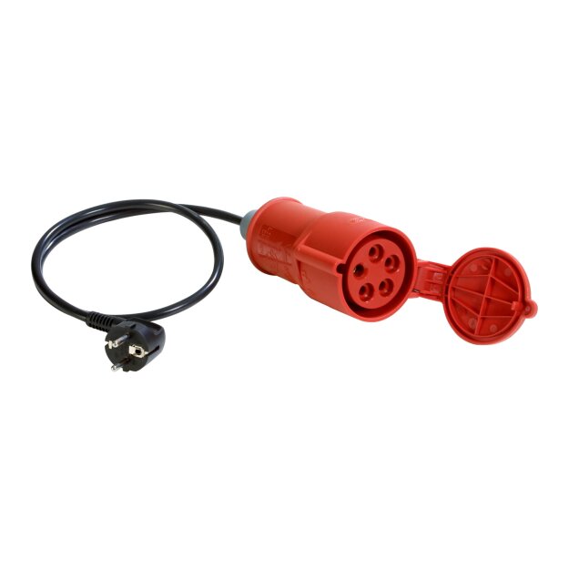 BENNING 44123 Passiver 32 A CEE 5‑poliger Messadapter für dreiphasige Verbraucher Ermöglicht RPE- RISO- und IEA-Messungen CAT II 300 V IP40 Nennstrom 32 A