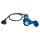 BENNING 44143 Passiver 16 A Messadapter (CEE 3‑polig) für einphasige Verbraucher Ermöglicht RPE- RISO- und IEA-Messungen mit Geräteprüfgeräten CAT II 300 V IP40