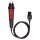 BENNING 44149 Commander-Prüfstecker für Schutzkontaktsteckdosen mit TEST/MEM-Taste LED-Messstellenbeleuchtung Gut/Schlecht-Anzeige und PE-Berührungselektrode Zubehör (ETIM)