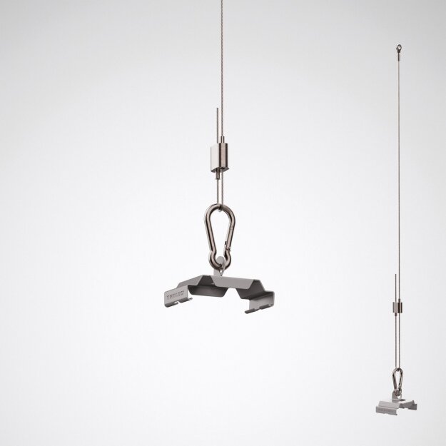 Trilux 9653400 Seilabhängung A01DSXD/5000 078 03 Aluminium