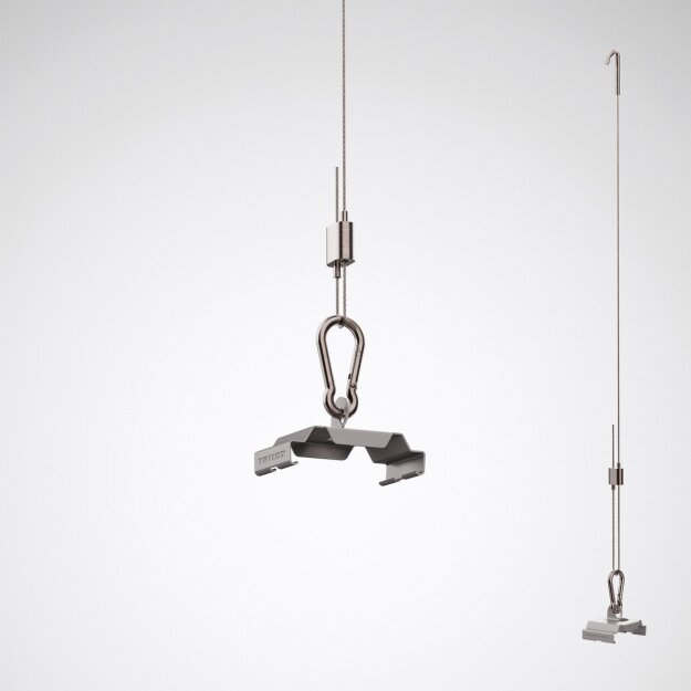 Trilux 9655000 Seilabhängung A01DSXT/1500 078 03 Aluminium