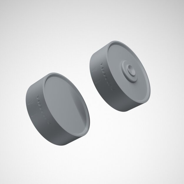 Trilux 6000660400 Abdeckung TUGRA KS 24 ALU 23 SET Grau