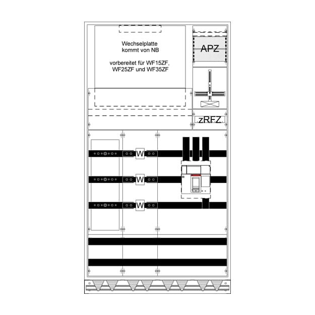 Striebel 2CPX056088R9999 MuW Schrank kpl. TX412S Bemes WX42K4S