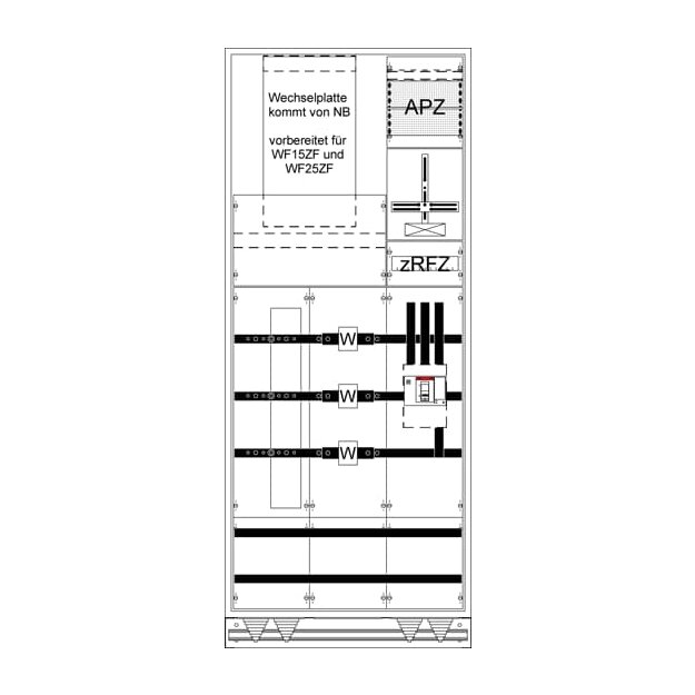 Striebel 2CPX056087R9999 MuW Schrank kpl. TX312S Bemes WX32K4S