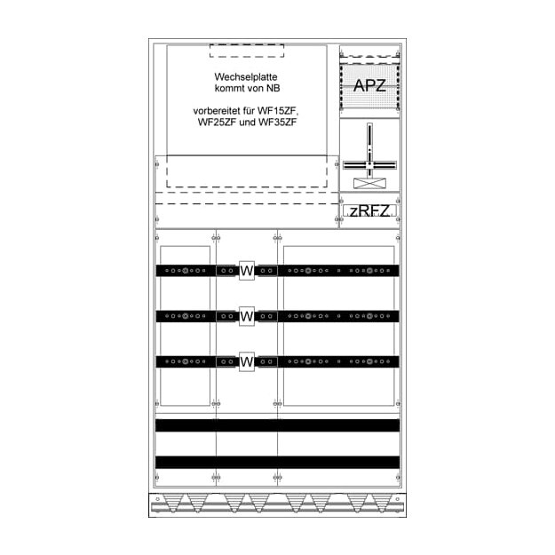 Striebel 2CPX056086R9999 MuW Schrank kpl. TX412S Bemes WX42K4L