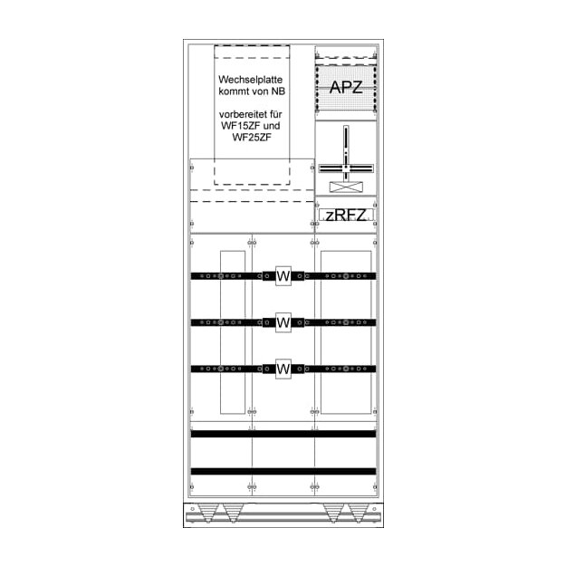 Striebel 2CPX056085R9999 MuW Schrank kpl. TX312S Bemes WX32K4L