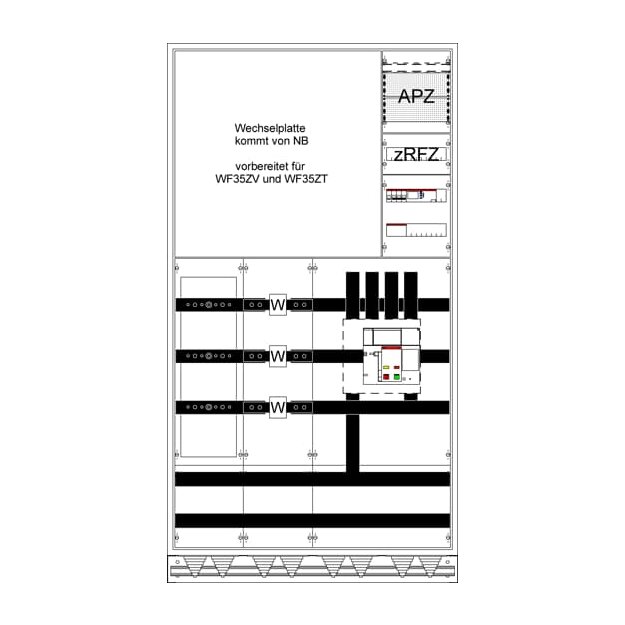 Striebel 2CPX056095R9999 MuW Schrank kpl. TX412S Bemes WX42E2S